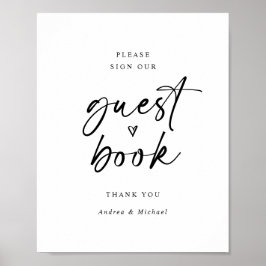 Bodembord voor bruiloft Matig Minimalistisch Fun Poster