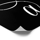 Bodembord voor bruiloft poster (Hoek)