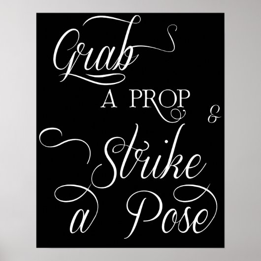 Bodembord voor bruiloft poster (Voorkant)