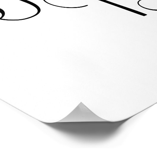 Bodembord voor gasten poster (Hoek)