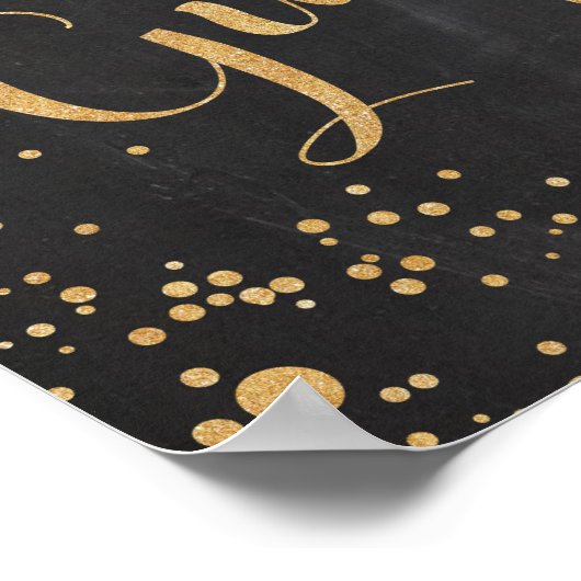 Bodembord voor gasten poster (Hoek)