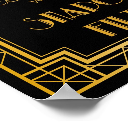 Bodembord voor snapchat Weddenschap | Gatsby Art D Poster (Hoek)