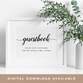 Bodembord voor zwarte en witte kalligrafie poster