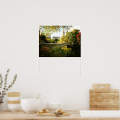 Bodembrug in de herfst, Central Park, NYC, Medium Poster (Keuken)