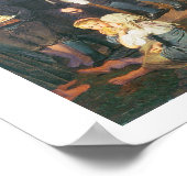 Bodembruiloft in Neder-Oostenrijk (olie op doek) Poster (Hoek)