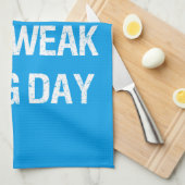 Bodemdag - Zwakke Knees - Funny Novelty Bodybuildi Theedoek (Quarter Fold)