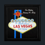 Bodemdatum van Las Vegas Cadeaudoosje<br><div class="desc">Het welkome Las Vegas-teken is een beroemd icoon,  en nu is het ook een aantrekkelijke cadeaudoos.  Aanpassen voor uw speciale gelegenheid</div>