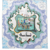 Bodemdieren | Afstuderen Douchegordijn (Voorkant)