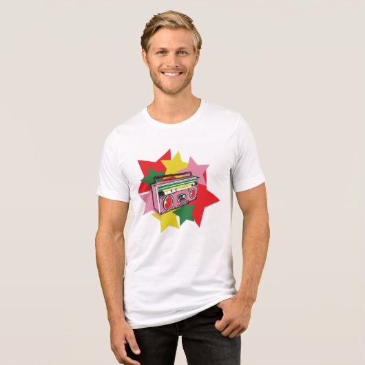 Bodemdoos Tri-Blend Shirt (Voorkant volledig)