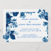 Bodemflank van Capri Blue en White, Kaart (Voorkant / Achterkant)