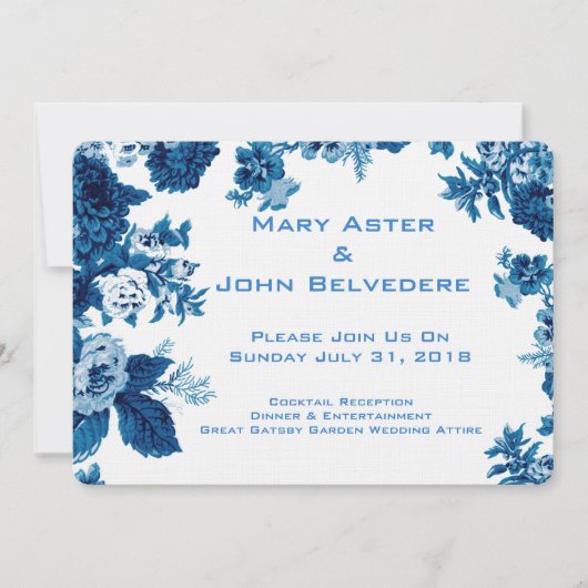 Bodemflank van Capri Blue en White, Kaart (Voorkant)