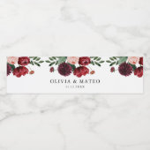 Bodemflinterfles Waterfles Etiket (Enkel label)