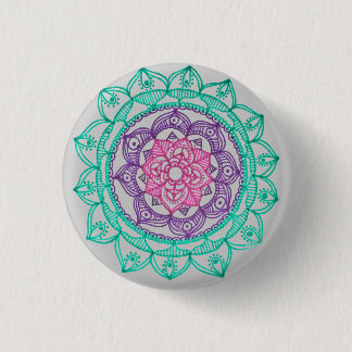 Bodemgebied Mandala pin door Megaflora Ronde Button 3,2 Cm