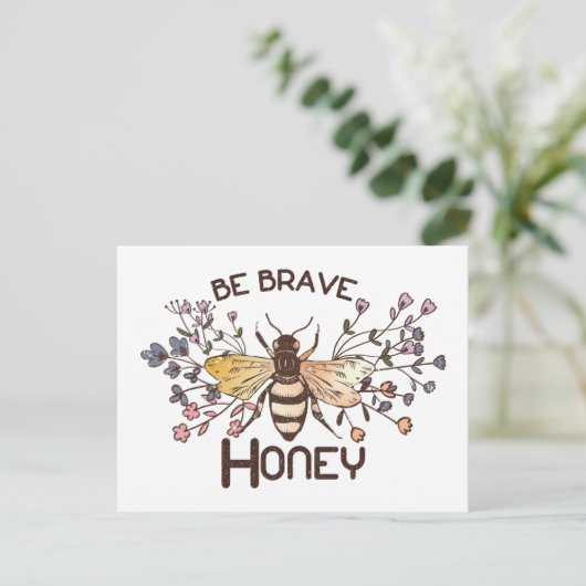 Bodemhoningbijen Briefkaart (Staand voorkant)