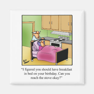 BodemHumor ontbijt in Bed Magnet