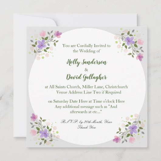 Bodemkleding van het gebedde ontwerp van de bloeme kaart (Achterkant)