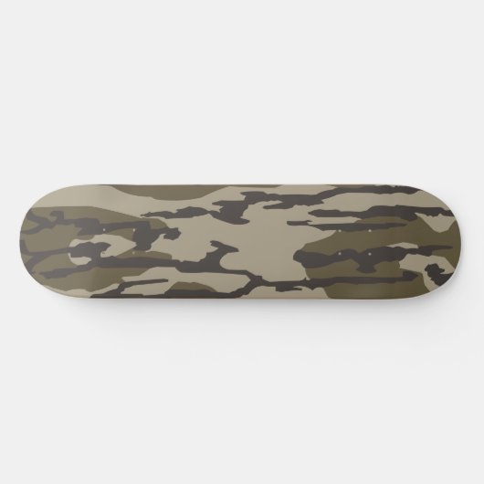 Bodemland Camo Bottomland Camouflage Persoonlijk Skateboard (Horizontaal)