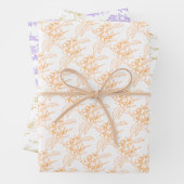 Bodemlavendellavendel sinaasappel inpakpapier vel (In situ)