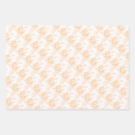 Bodemlavendellavendel sinaasappel inpakpapier vel