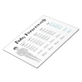 Bodemmetingentracker voor mannen, 4-weekse doelste notitieblok (Schuin)