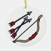 Bodempijlen Keramisch Ornament (Voorkant)