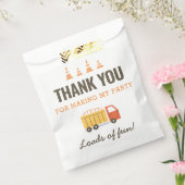 Bodempomp Truck Birthday Bedankzakje (Gezegeld)