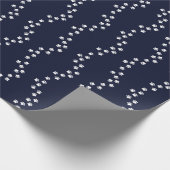 Bodempootafdrukken voor honden cadeaupapier (Hoek)