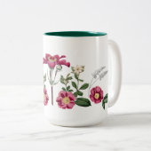 BodemRozen Botanische KunstMok Tweekleurige Koffiemok (Voorkant rechts)