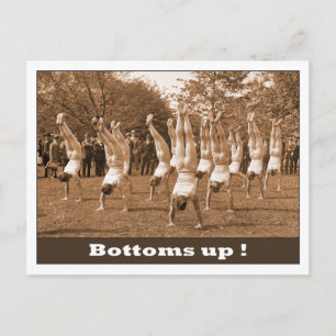 Bodems omhoog briefkaart