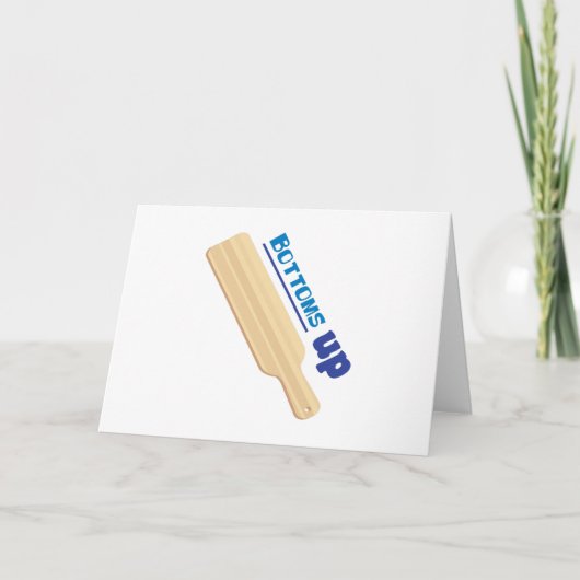 Bodems omhoog kaart (Voorkant)