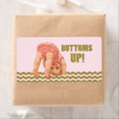 Bodems omhoog slok en zie de etiketten van de wate (Insitu)