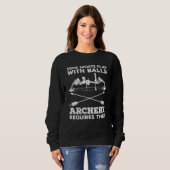 Bodemschieten voor een barbearcher trui (Voorkant volledig)