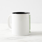 Bodemsteengroeve (linkshandig) tweekleurige koffiemok (Voorkant links)