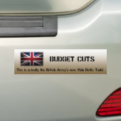 Bodemsticker van het Britse leger Bumpersticker (Op auto)
