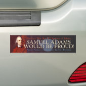 Bodemsticker van Samuel Adams Bumpersticker (Op auto)
