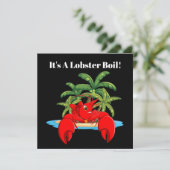 Bodemstrand bij Cute Lobster Kaart (Staand voorkant)
