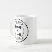 BodemStropdassen en Mok van Barbells (Voorkant links)