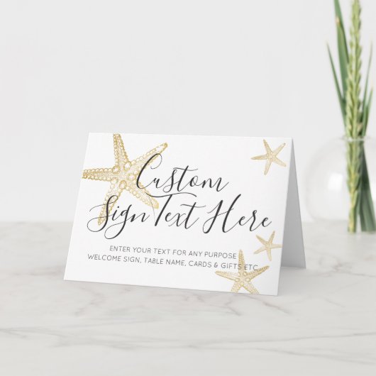 Bodemtekentafel voor strandbestemming kaart (Voorkant)