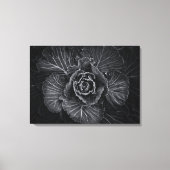 Bodemvloeren in zwart-wit nr. 108 canvas afdruk (Voorkant)