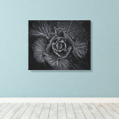 Bodemvloeren in zwart-wit nr. 108 canvas afdruk (Insitu (Houten vloer))