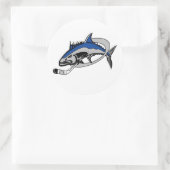 Bodemvoeders Ronde Sticker (Tas)