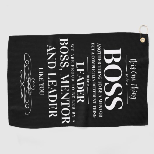 Bodemwaardeslek Golfhanddoek (Horizontaal)