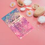 Bodemwaarneming Logo roze prijslijst Roos Flyer<br><div class="desc">florenceK luxe schoonheidssalon collectie</div>