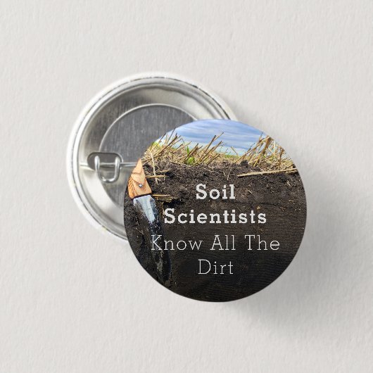 Bodemwetenschappers kennen al het vuil - Button (1 (Voorkant /achterkant)