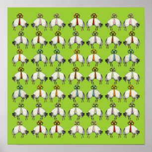 Bodemwisselaar COLOR~ Gift Wrappapier Poster