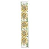 Bodemzonnebloemen, Florence Table Runner Lange Tafelloper (Voorkant)