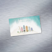 Bodemzonneschijn en zand magnetisch visitekaartje (Voorbeeld)