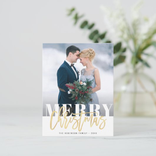 BODEN | vrolijk kerstfeest Briefkaart (Staand voorkant)