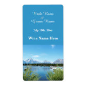 Bodenlandschapsfotografie, bruiloft label (Voorkant)