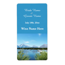 Bodenlandschapsfotografie, bruiloft label